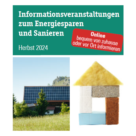 Informationsveranstaltungen zum Energiesparen und Sanieren